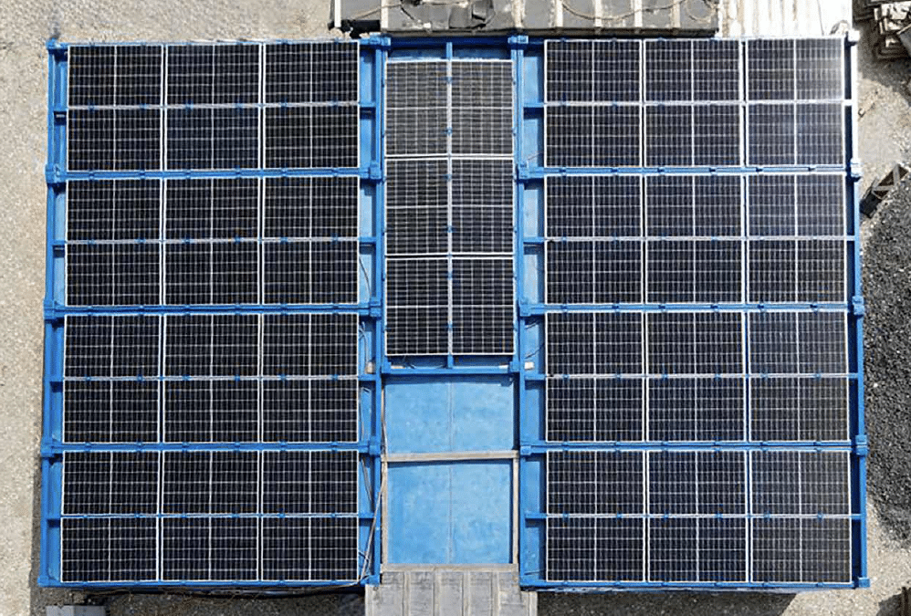 Autarkes Container-PV-System